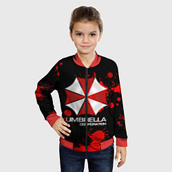 Бомбер детский UMBRELLA CORP, цвет: 3D-красный — фото 2
