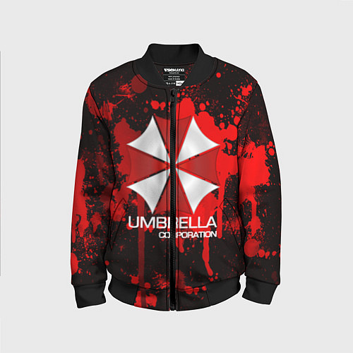Детский бомбер UMBRELLA CORP / 3D-Черный – фото 1