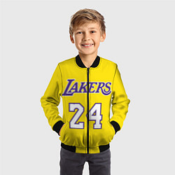 Бомбер детский Kobe Bryant 24, цвет: 3D-черный — фото 2