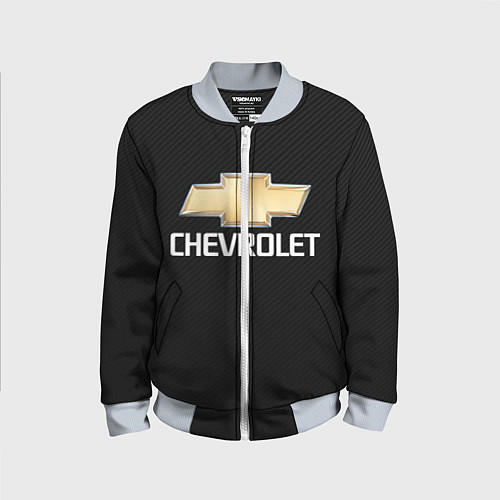 Детский бомбер CHEVROLET / 3D-Серый – фото 1