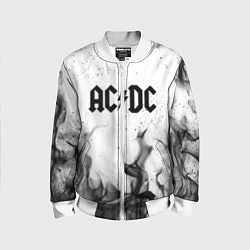 Бомбер детский ACDC, цвет: 3D-белый
