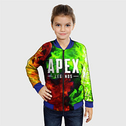 Бомбер детский APEX LEGENDS, цвет: 3D-синий — фото 2
