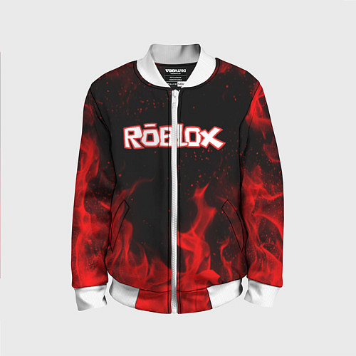 Детский бомбер ROBLOX / 3D-Белый – фото 1