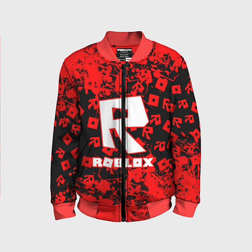 Детский бомбер Roblox / 3D-Красный – фото 1