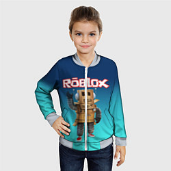Бомбер детский ROBLOX, цвет: 3D-серый — фото 2