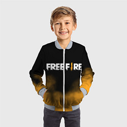 Бомбер детский Free fire, цвет: 3D-серый — фото 2