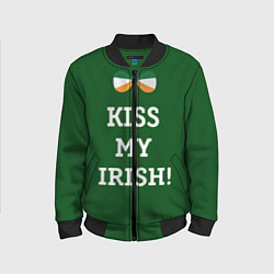 Детский бомбер Kiss my Irish