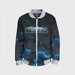 Бомбер детский Roblox Neon Hex, цвет: 3D-серый