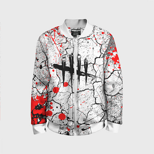 Детский бомбер DEAD BY DAYLIGHT / 3D-Белый – фото 1