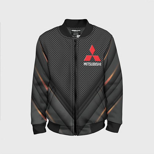 Детский бомбер MITSUBISHI / 3D-Черный – фото 1