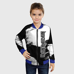Бомбер детский Iron Maiden, цвет: 3D-синий — фото 2