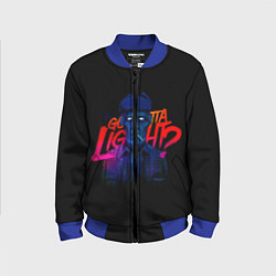 Бомбер детский Twin Peaks, цвет: 3D-синий