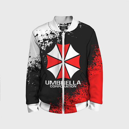 Детский бомбер RESIDENT EVIL UMBRELLA / 3D-Белый – фото 1