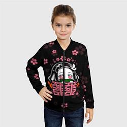 Бомбер детский KIMETSU NO YAIBA, цвет: 3D-черный — фото 2