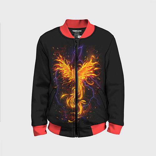 Детский бомбер Phoenix / 3D-Красный – фото 1