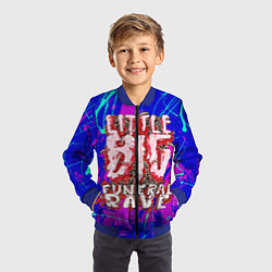 Бомбер детский Little Big: Rave, цвет: 3D-синий — фото 2