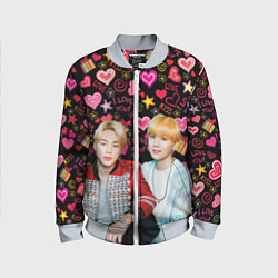 Детский бомбер BTS: Юнмины Чимин и Юнги