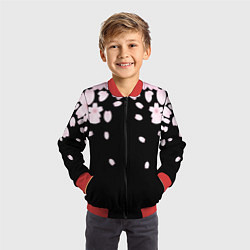 Бомбер детский САКУРА, цвет: 3D-красный — фото 2
