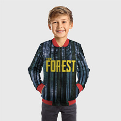 Бомбер детский THE FOREST, цвет: 3D-красный — фото 2