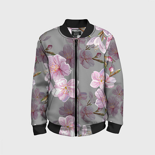 Детский бомбер САКУРА / 3D-Черный – фото 1