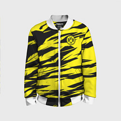 Бомбер детский FC Borussia, цвет: 3D-белый