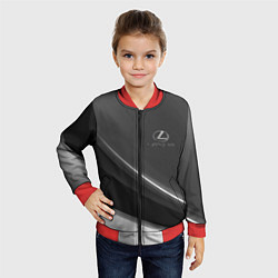Бомбер детский LEXUS, цвет: 3D-красный — фото 2