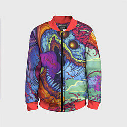Бомбер детский HYPERBEAST, цвет: 3D-красный