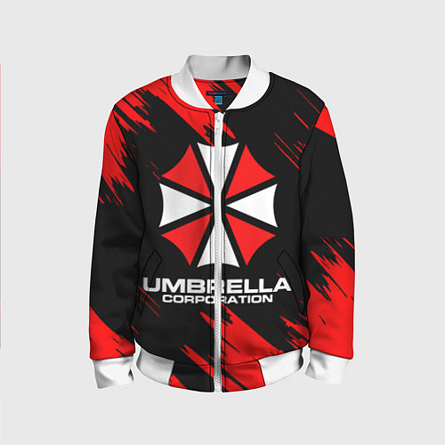 Детский бомбер Umbrella Corporation / 3D-Белый – фото 1