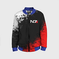 Бомбер детский MASS EFFECT N7, цвет: 3D-синий