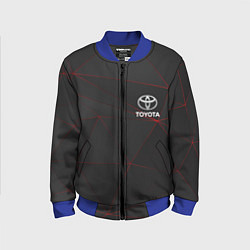 Бомбер детский TOYOTA, цвет: 3D-синий