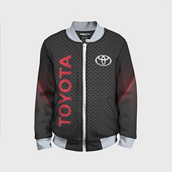 Бомбер детский TOYOTA, цвет: 3D-серый