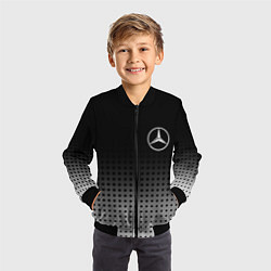 Бомбер детский Mercedes-Benz, цвет: 3D-черный — фото 2