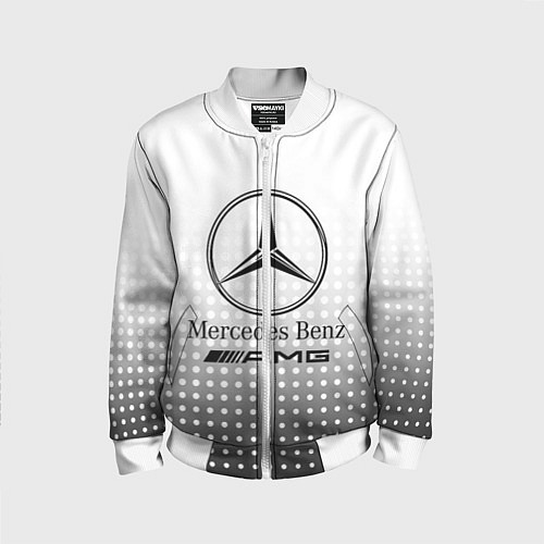 Детский бомбер Mercedes-Benz / 3D-Белый – фото 1