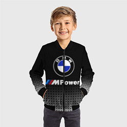 Бомбер детский BMW, цвет: 3D-черный — фото 2