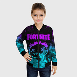 Бомбер детский FORTNITE X TRAVIS SCOTT, цвет: 3D-черный — фото 2