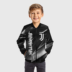 Бомбер детский JUVENTUS, цвет: 3D-черный — фото 2