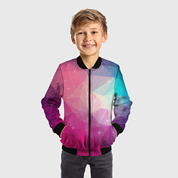 Бомбер детский ВСЕЛЕННАЯ, цвет: 3D-черный — фото 2