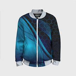 Детский бомбер ABSTRACT BLUE