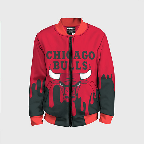 Детский бомбер Chicago Bulls / 3D-Красный – фото 1