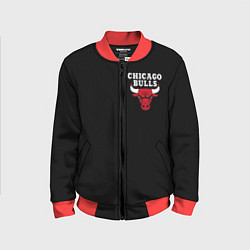 Бомбер детский CHICAGO BULLS, цвет: 3D-красный