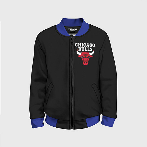 Детский бомбер CHICAGO BULLS / 3D-Синий – фото 1