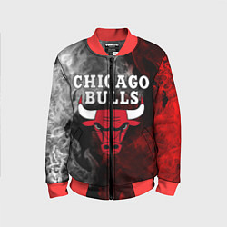 Бомбер детский CHICAGO BULLS, цвет: 3D-красный