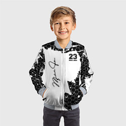 Бомбер детский Michael Jordan 23, цвет: 3D-серый — фото 2