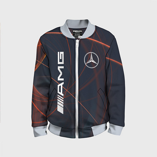 Детский бомбер MERCEDES-BENZ AMG / 3D-Серый – фото 1