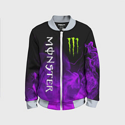 Бомбер детский MONSTER ENERGY, цвет: 3D-серый