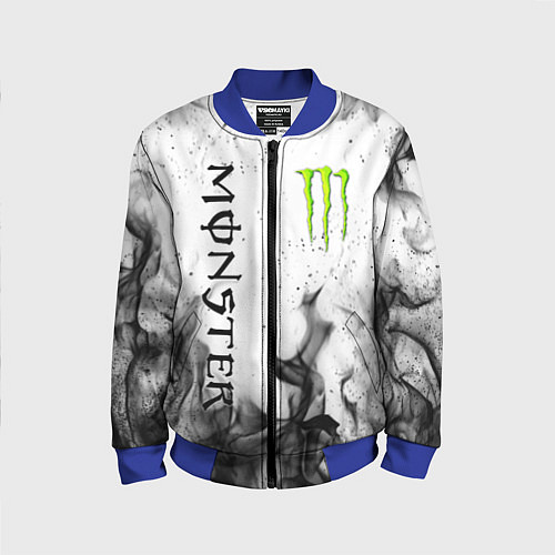 Детский бомбер MONSTER ENERGY / 3D-Синий – фото 1