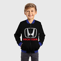 Бомбер детский HONDA, цвет: 3D-синий — фото 2