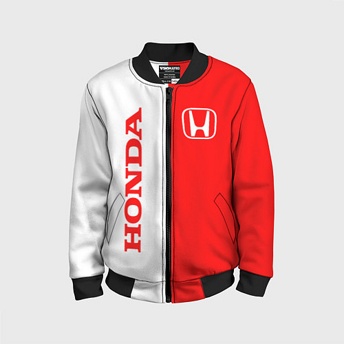 Детский бомбер HONDA / 3D-Черный – фото 1