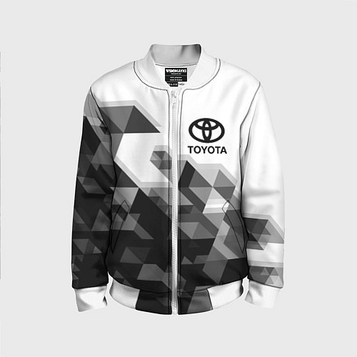 Детский бомбер TOYOTA / 3D-Белый – фото 1