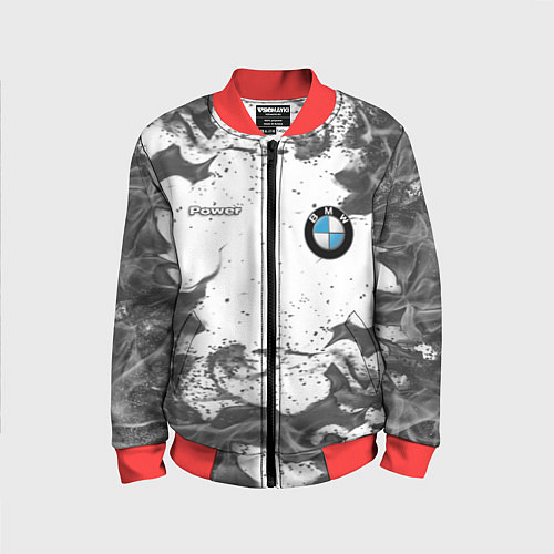 Детский бомбер BMW / 3D-Красный – фото 1